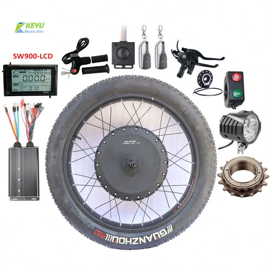 Ebike kit QS 273 motor 8000W electric bicycle parts with Sabvoton controller kit for e bike and scooter
