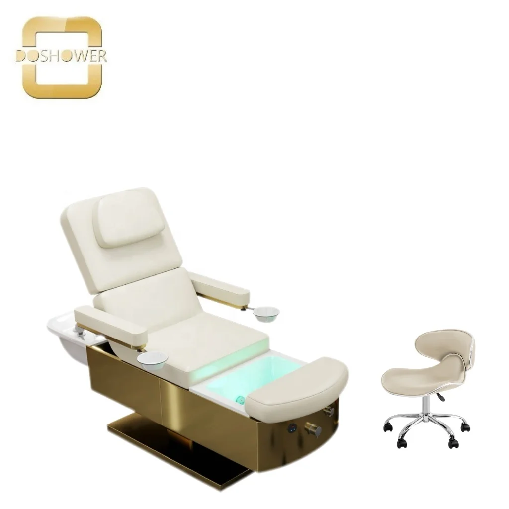 Multifunction Adjustable Spa Function Shampoo Chair for Wholesale W Watermark Electric Shampoo Bed of Beauty Pedicure Hair Bed