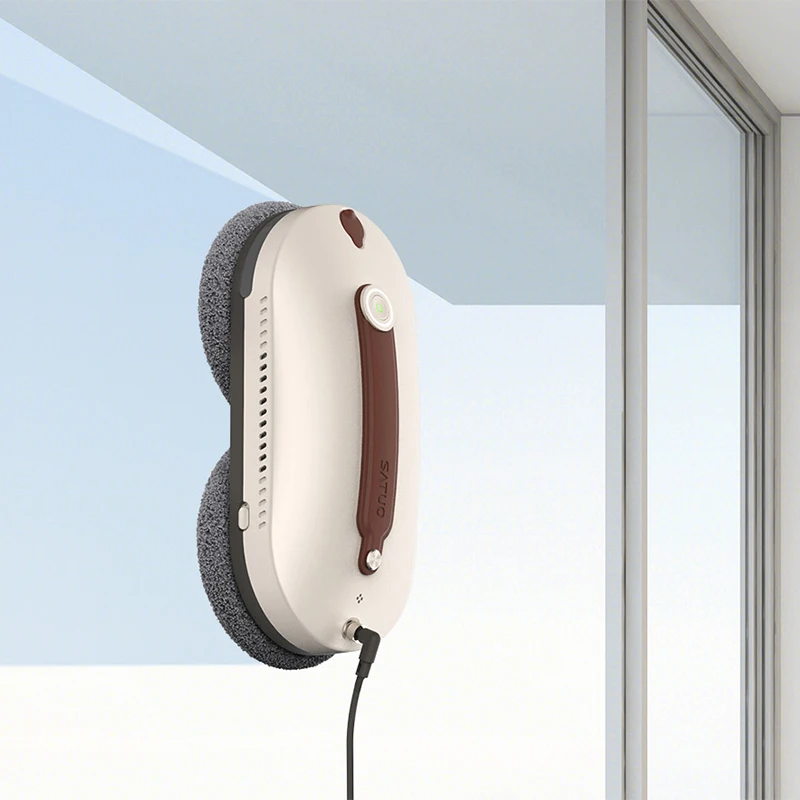 2.4G Wireless Newest Automatic Electric Window Cleaning Robot With Dual Water Spraying Tanks Tuya APP Remote Control