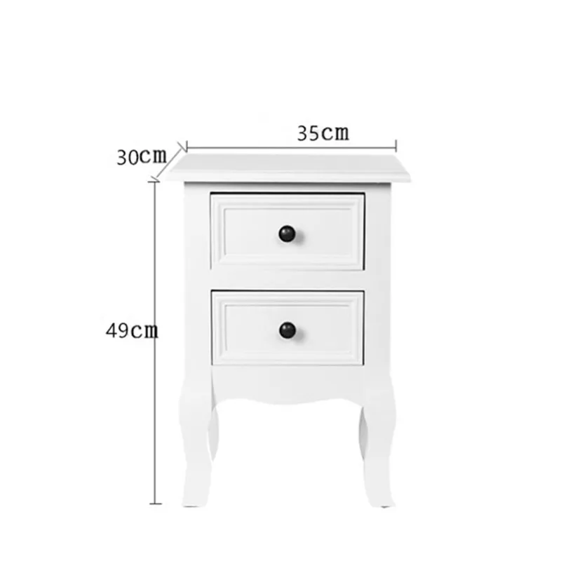 Bedside Storage Unit Cabinet Bedroom Nightstand 2 Drawer Table chest of drawers for bedroom