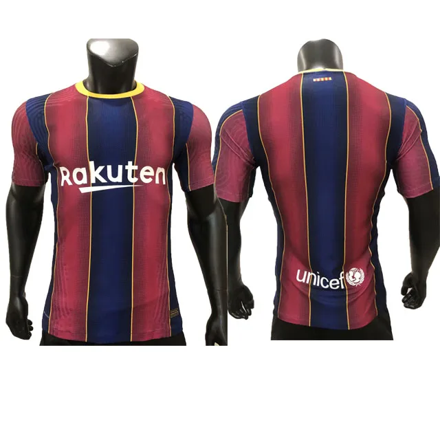 
Latest Spanish football club football shirt No. 10 striped football jersey 