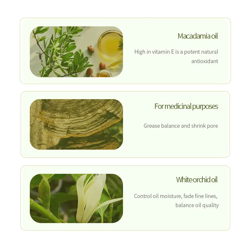 Skin Care Product Private Label Natural Face Control Oil And Convergence  Essence Serum for anti aging