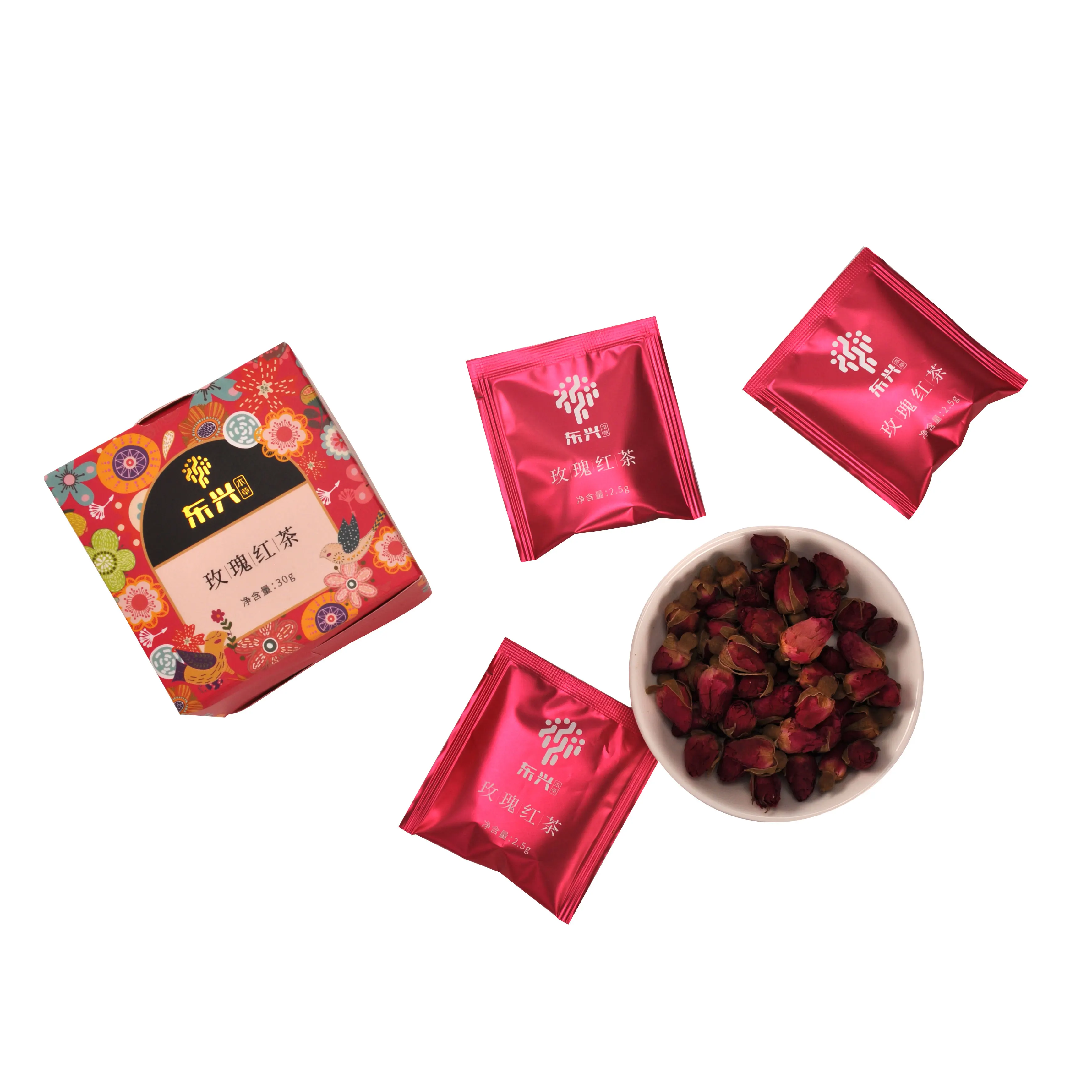 
private label organic antioxidant rich relaxing and healthy beverage women rose tea for whitening skin 