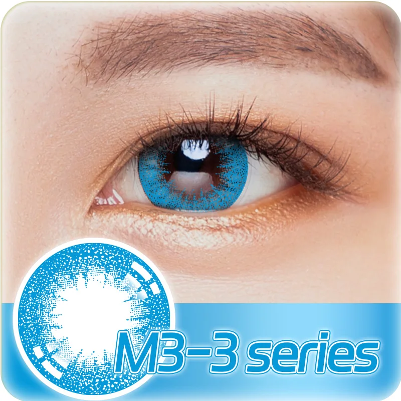 Hot Eyes Lens Eye Contacts Lentes  Contacto Len Yearly Diamond Colored Contact Lenses