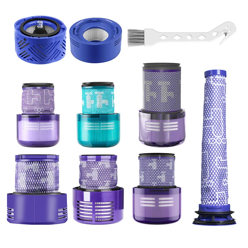 Cordless Parts Accessories Pre-Filters and Post-Filters Kit Absolute Vacuum Filter Replacement for Dyson V6/V7/V8