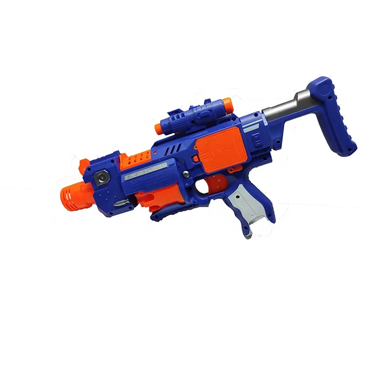 High quality style boys favorite weapon toy electric soft shot gun with soft shot 20 target