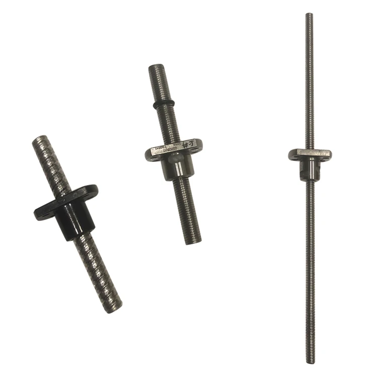 Flange Single nut chrome steel  Rolled Ball Screw 0602 precision C3 C5 C7 C10 CNC machine