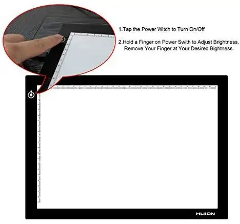 Huion L4S ultra-thin scale acrylic tracking board drawing tablets LED flexible tracing light pad