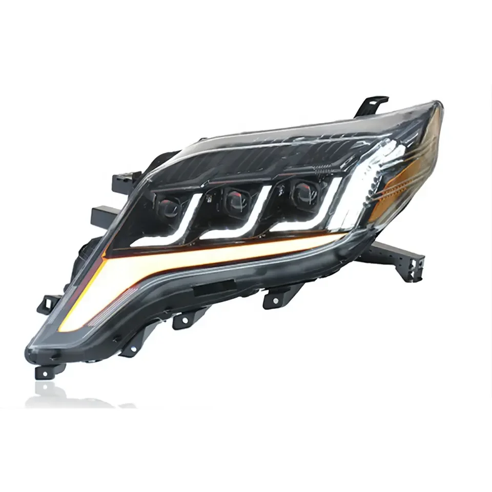 HW FJ150 3 LENS LED LC150 headlight 2014 Headlamp For Toyota Land Cruiser Prado 150 2014-2017