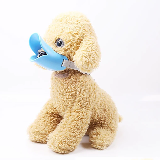 Portable Adjustable Dog Mouth Covers Muzzle Muzzle for Dogs Cute Duck Anti-Bite Dog Bark
