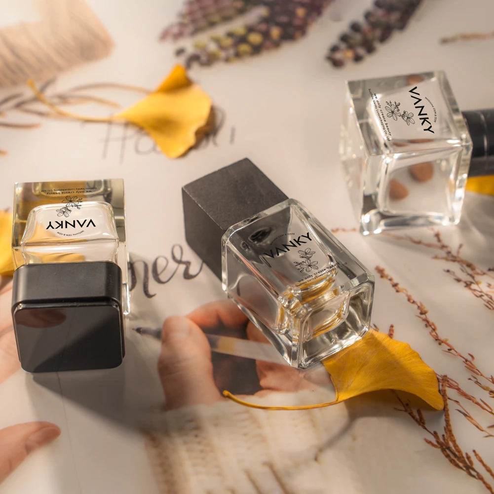 Hot Sales Custom Cosmetic Empty Square Perfume Refillable Bottle 30ml 50ml Spray Pump Perfume Glass Bottle