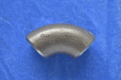 Высокие продажи изготовленный на заказ длинный радиус ASME ANSI B16.9 90 градусов SCH40 DN50 DN80 фитинг для труб из углеродистой стали