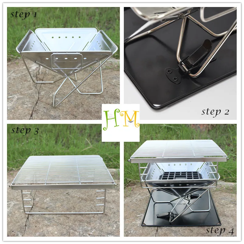 
Cheap Outdoor Stainless Steel Hibachi Charcoal Bbq Grill 