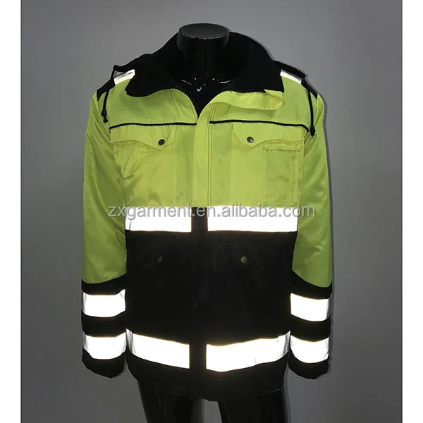 HIVIS 3 WAY COOL-BREEZE COTTON SHIRT WITH high reflective tape LONG SLEEVE safety shirt