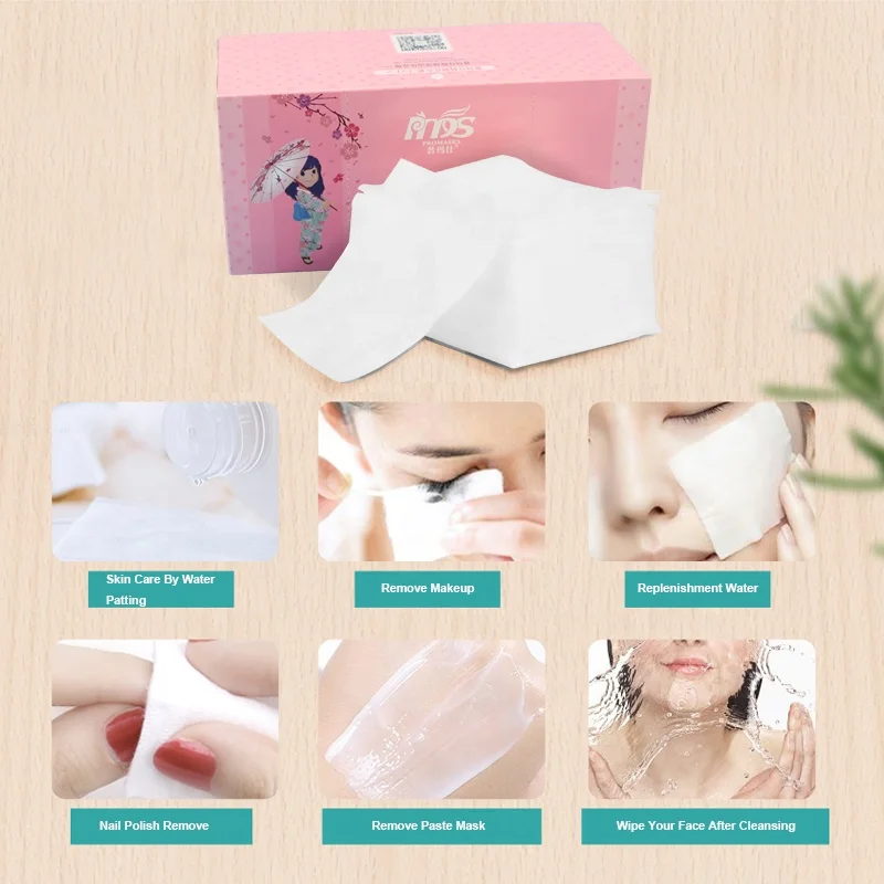 
Wholesale Promasks Brand Organic Disposable Remove Makeup Cotton 