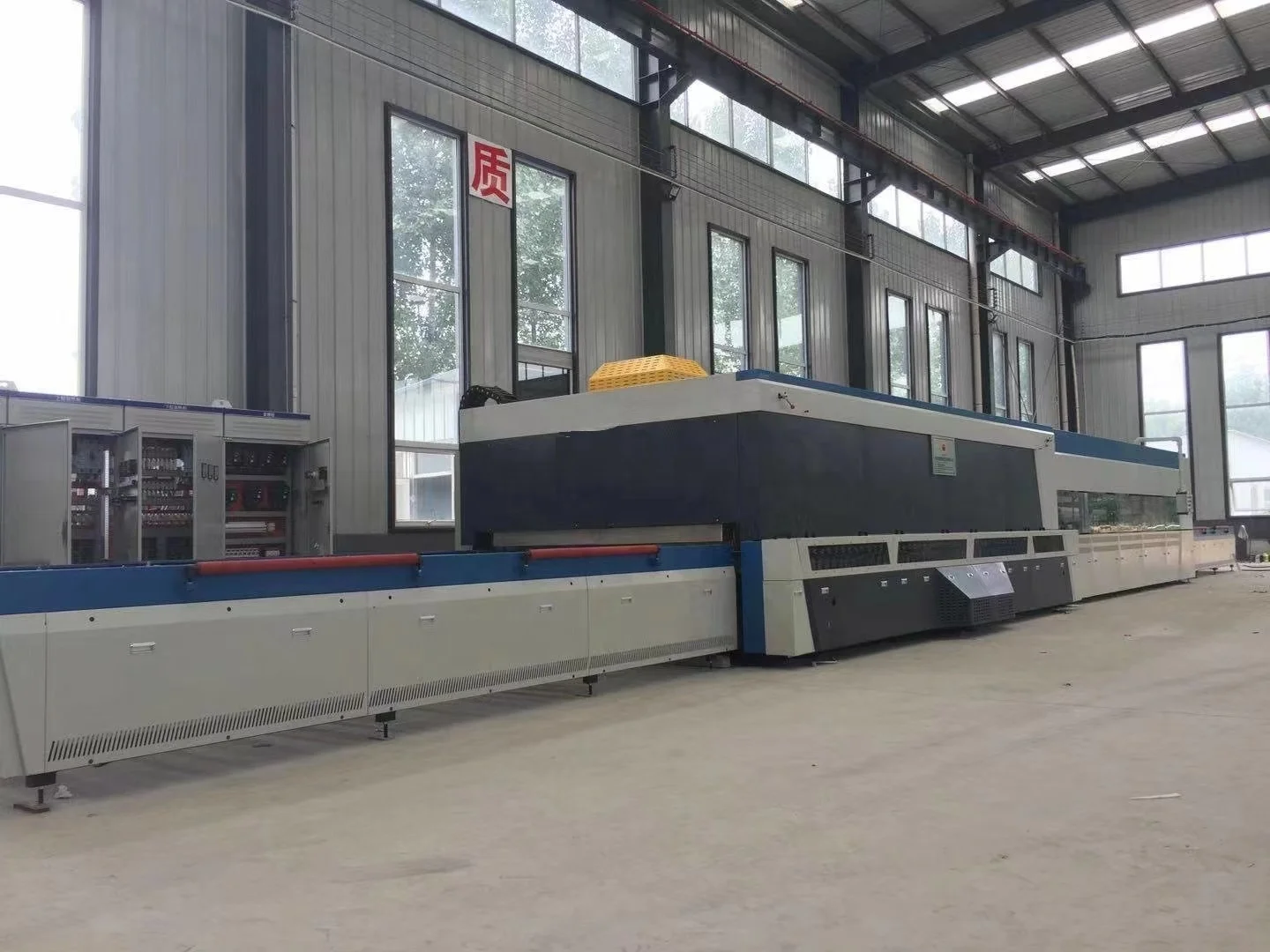 Высокопроизводительная печь для производства закаленного стекла