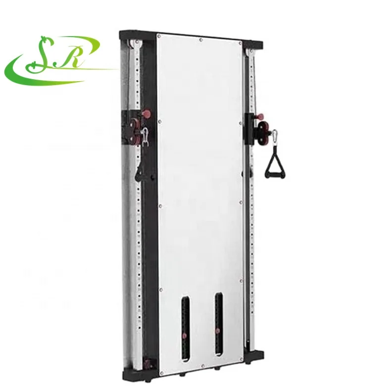 SR-3029 commercial black wall mount functional trainer cable crossover for home gym training