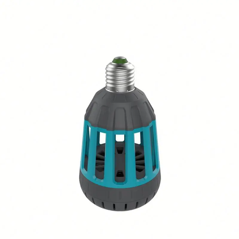 2 in 1 Bug Zapper Insect Killer Pest Control Anti Mosquito With Patent Bule Light Electronic 6W Mosquito Killer Bulb With Fan