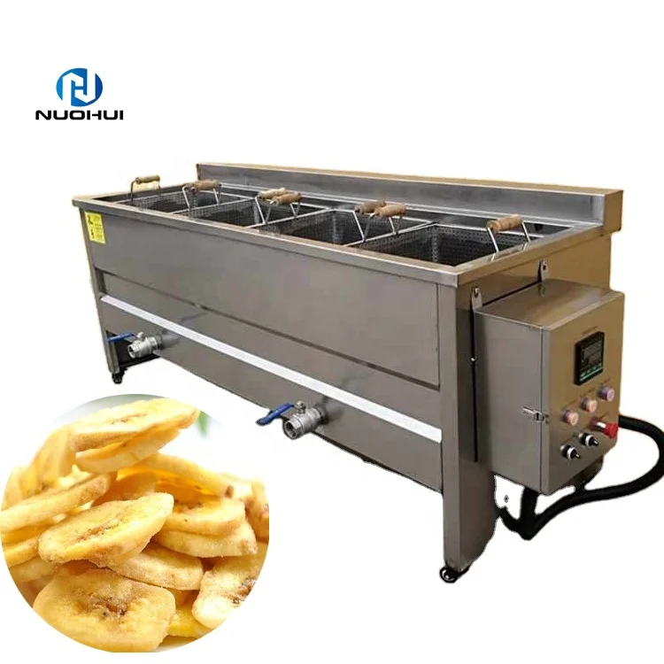 Industrial single tank deep fryer double tank deep fryer with oil filter potato chip fryer deep frying machine for sale