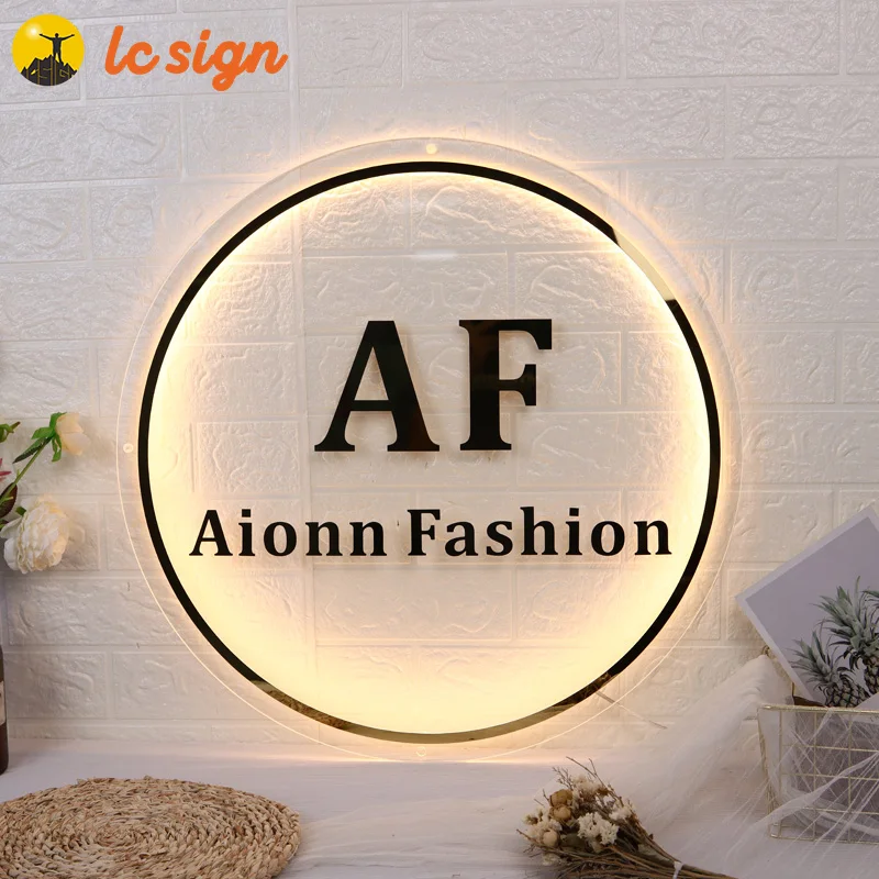 Metal and Acrylic letters Brushed Metal Logo Turn your logo into sign Custom Letters Sign