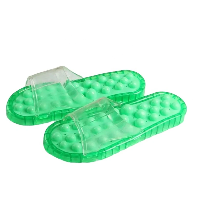 Popular Summer New Style Health Care Tools Acupressure Pressure Points Rubber PVC Massage Slippers Wholesale