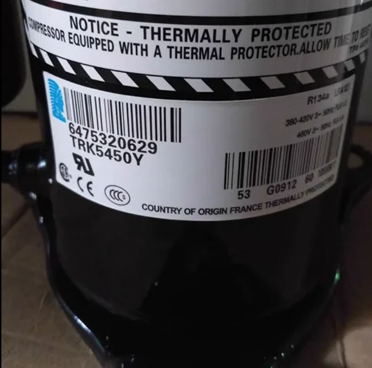 TRK5450Y 380v R134A Refrigerating  equipment compressor