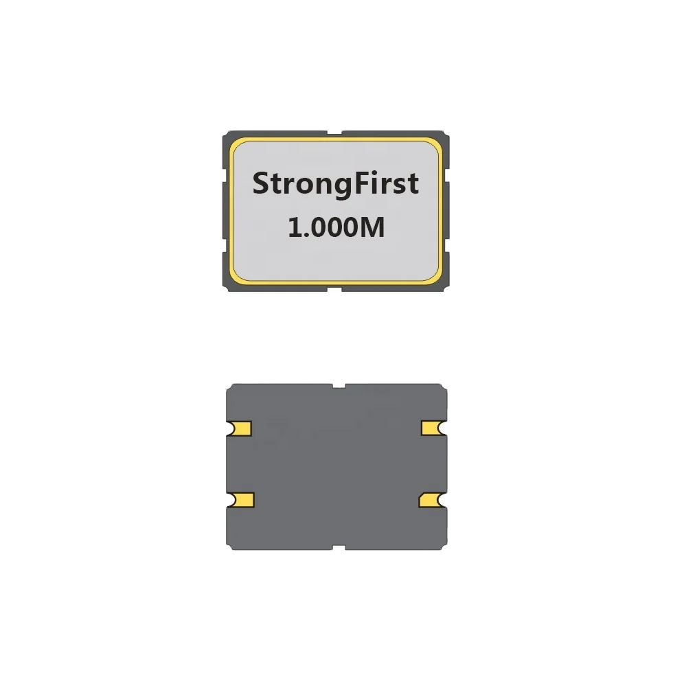 Strong First 7.0*5.0mm SMD 15pF 50ppm CMOS 1MHz Crystal Oscillator
