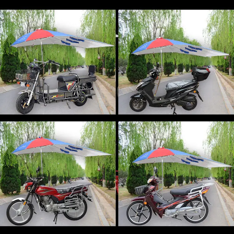 Windproof Motorcycle Electric Vehicle Umbrella Sunshade