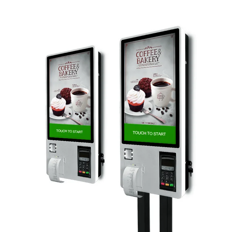 TAIYUN direct sale payment methods with interactive kiosk screen pos/npc terminal