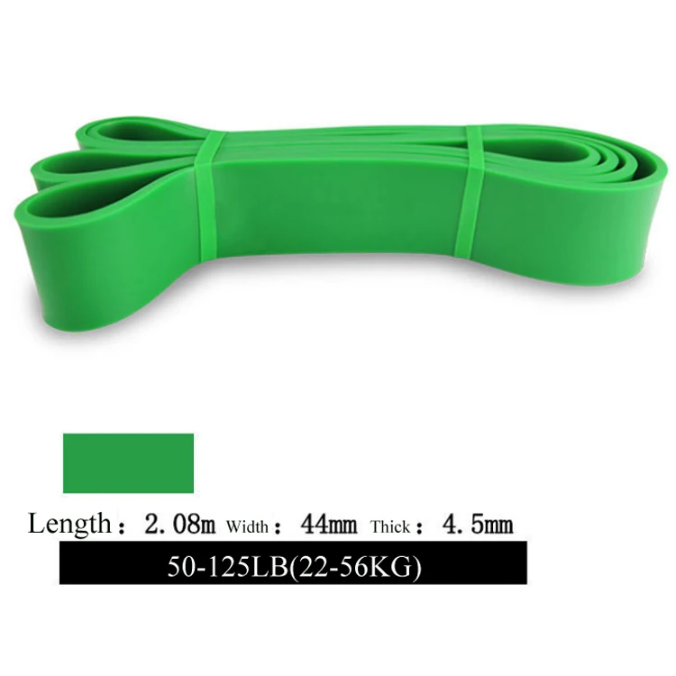  Custom Printed Logo 100% Natural Latex Pull Up Assist Power Resistance Bands Exercise