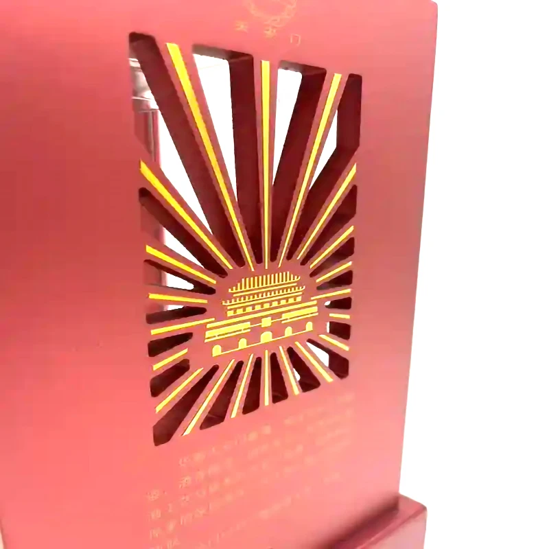 Customized Spirits Wooden Boxes White Wine Display Boxes with Transparent Acrylic Display Lids CNC Engraved Wooden Boxes