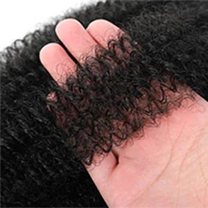 Wholesale Pre Fluffed Kinky Curly Braiding Hair Pre-Separated Springy Afro Twist Crochet Hair for Locs Hair Extensions
