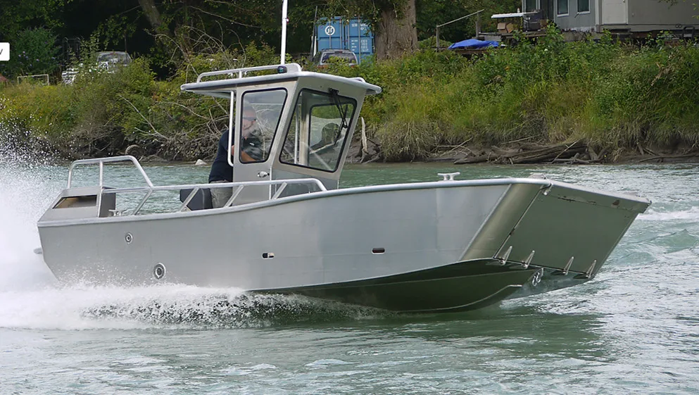 8m Aluminum landing boat with outboard inboard engine