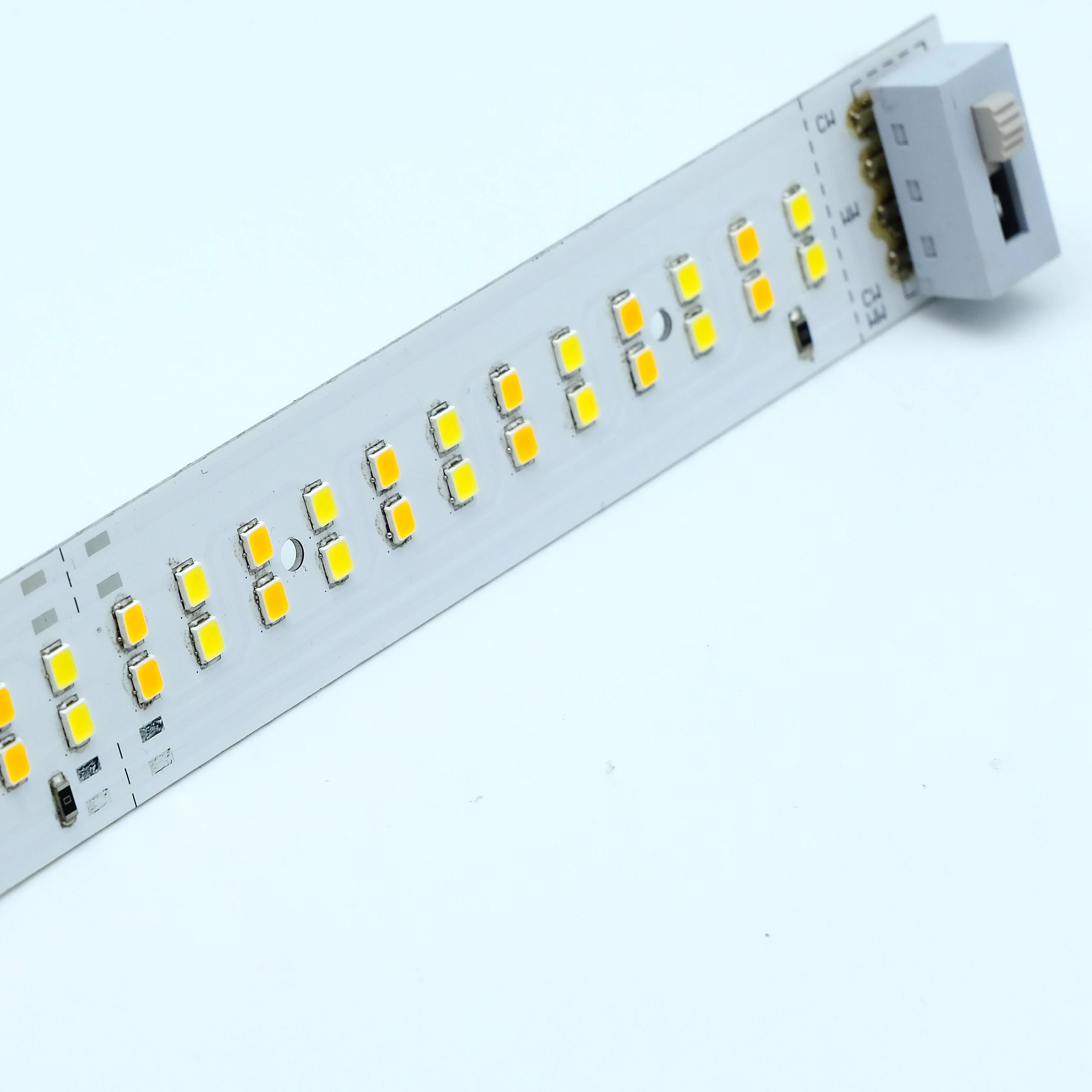 Dual Color LED Light Source Board SMD2835 warm white 2600-7000K led aluminum PcB light bar led module for linear light