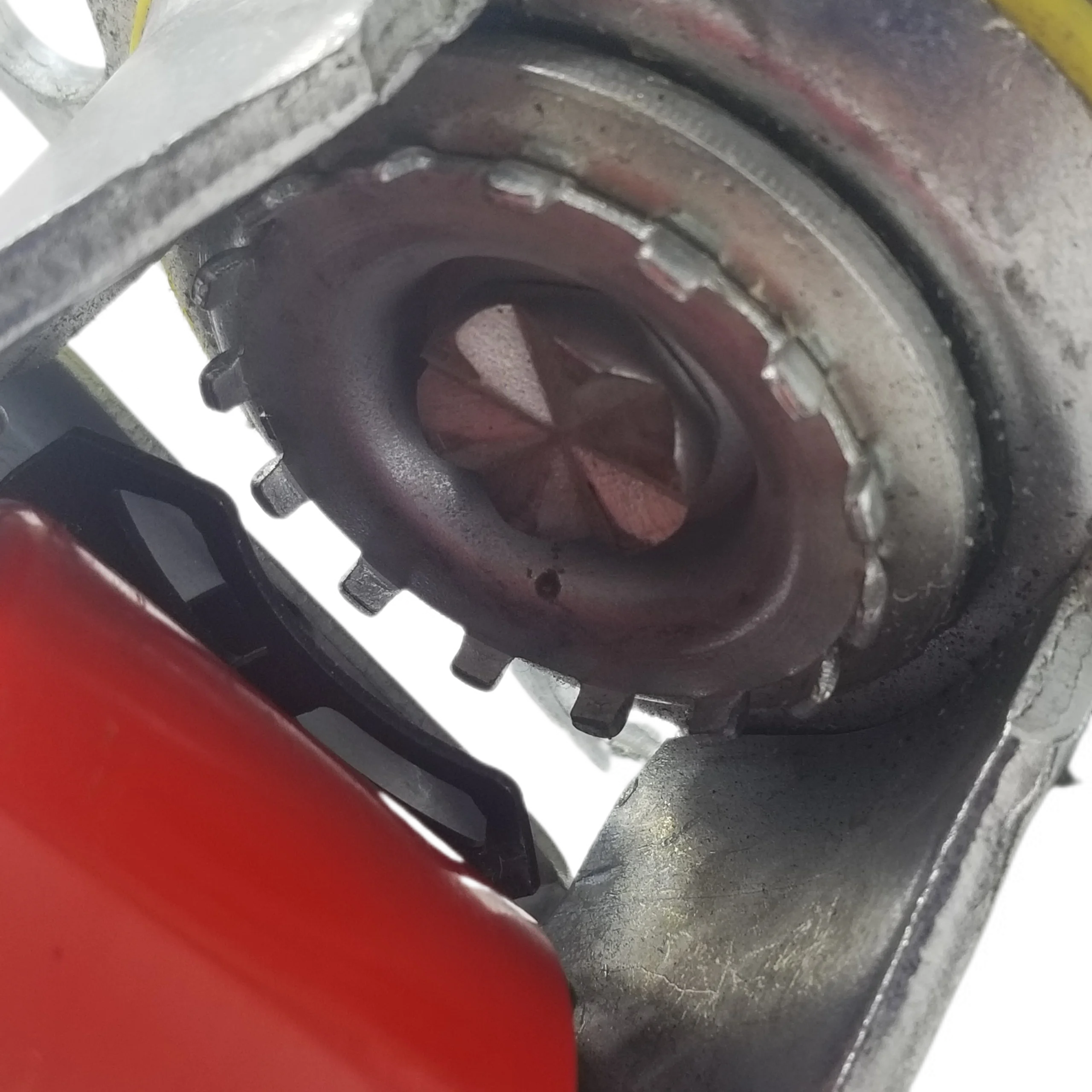 (Марка Good) железное ядро плита Универсальный тормозной красная тарелка 4 дюйма Heavy Duty из искусственной кожи/кпромышленной тележки