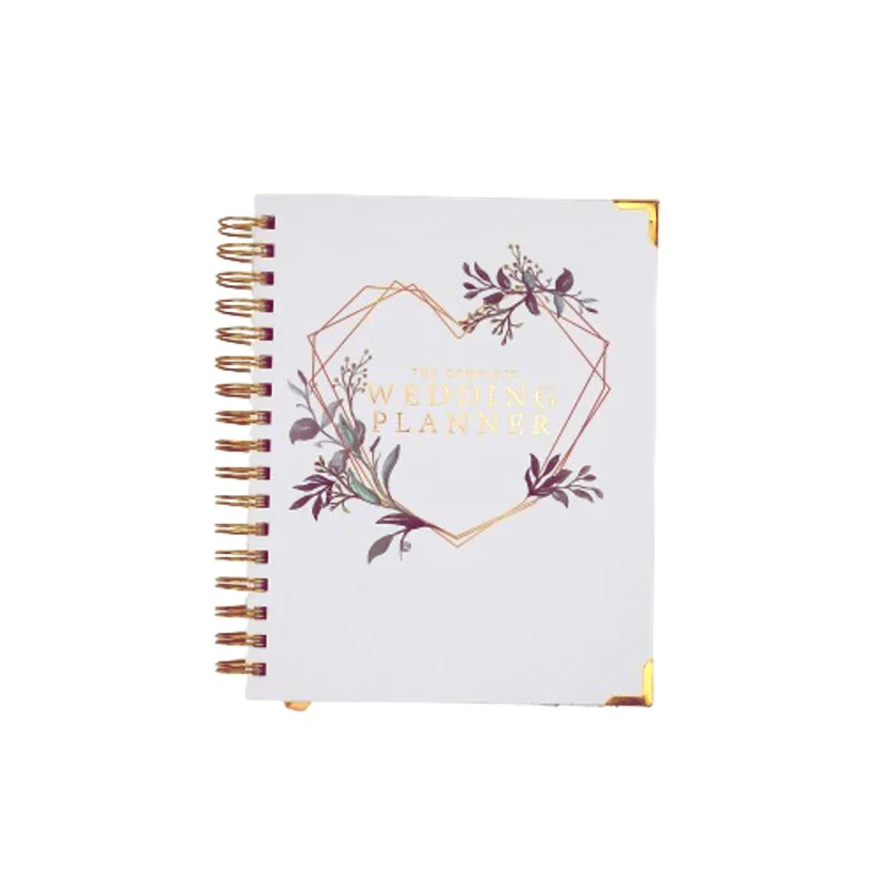 leather journal Luxury Custom Binder Wed Planner Set white My Wedding Planner Book