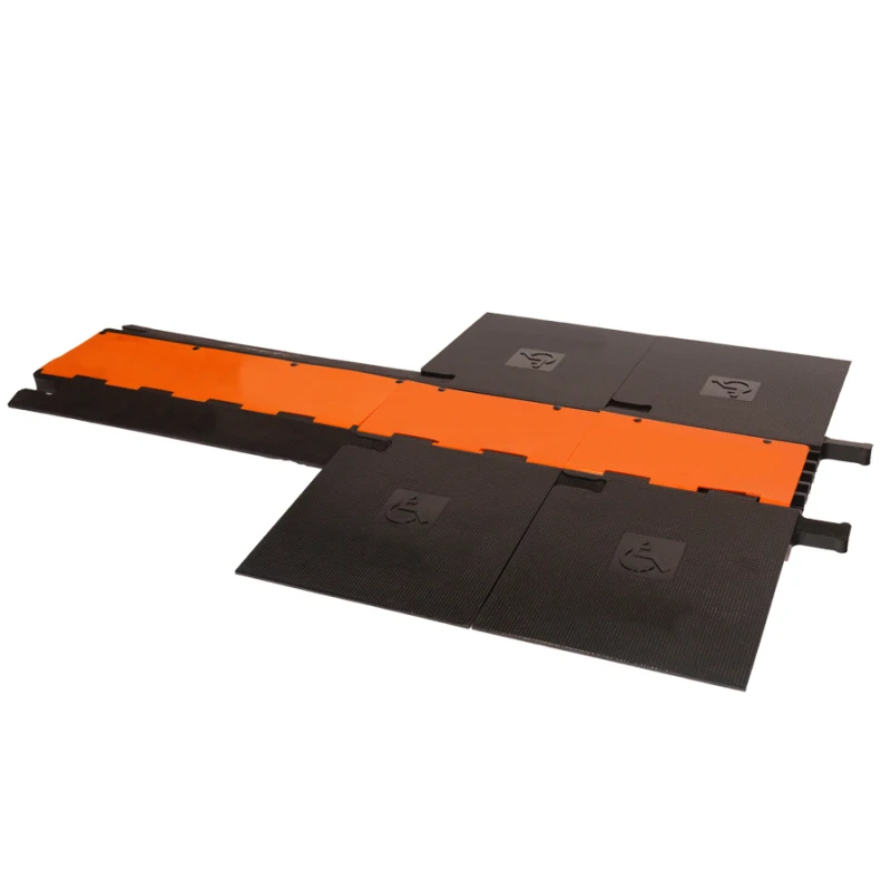 Heavy Duty из полиуретана на возраст 1 2 3 4 5 канал инвалидная коляска ADA крест кожух Кабель Протектор Пандусы кабель крышки с боковыми