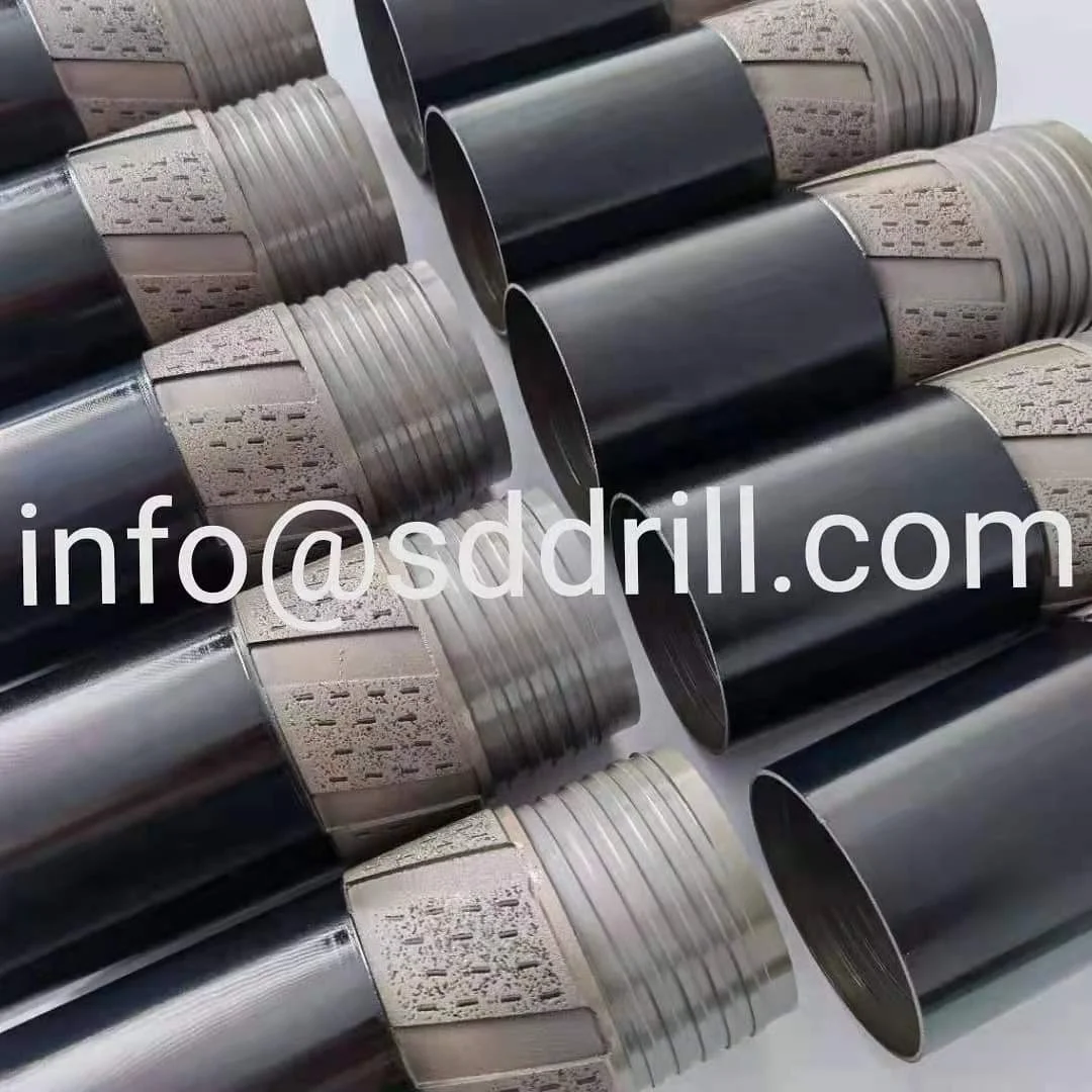 NQ impregnated diamond reaming shell Hard rock NWL reamer shell