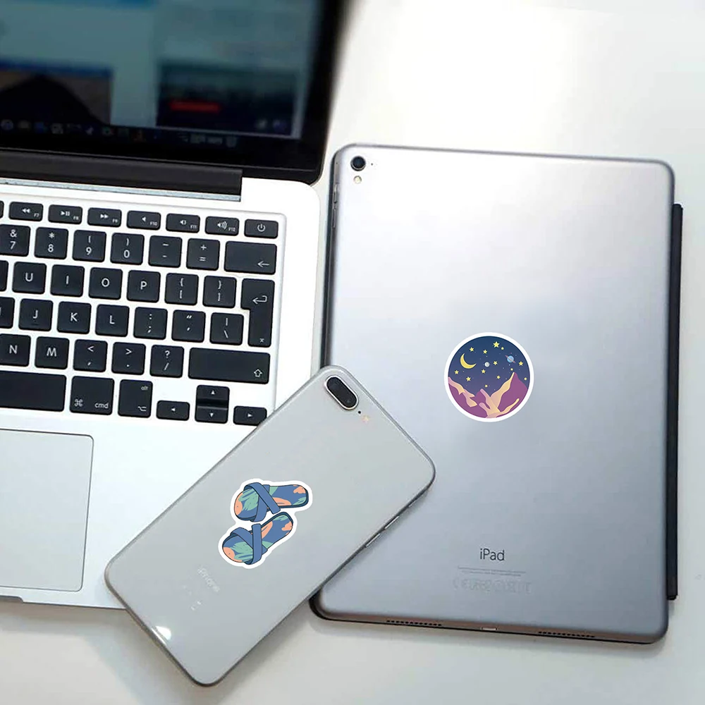 2020 New Arrival 50 PCS Per Pack VSCO GIRL Camera Scrunchies Meme Water Bottle Stickers