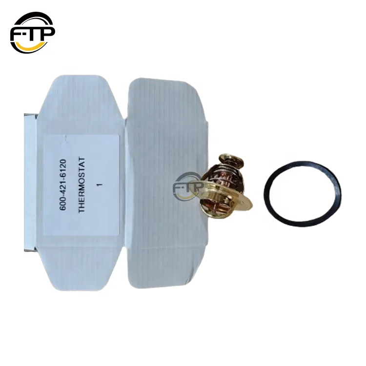 Construction machinery spare parts engine thermostat 600-421-6120 for engine 4d94 4d95 6d95 2d94