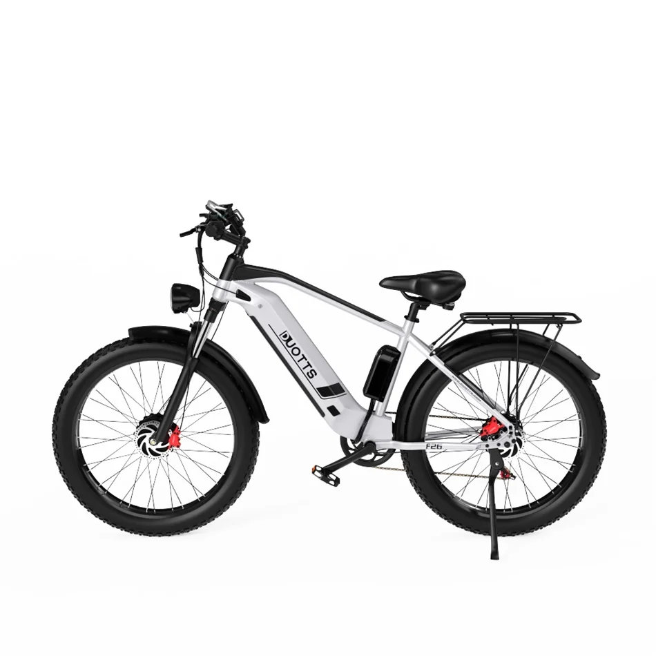DUOTTS F26 Electric Mountain Bike Adults 48V 20AH 750W*2 Dual Drive 26*4.0 Fat Tire Aluminum Frame Hydraulic Lithium Tube