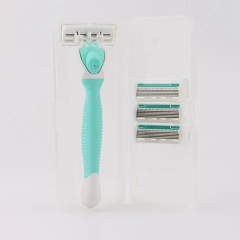Бритвы для женщин с чувствительной кожей-FlexShave-высококачественная Женская бритва бритья [6 лезвий] триммер