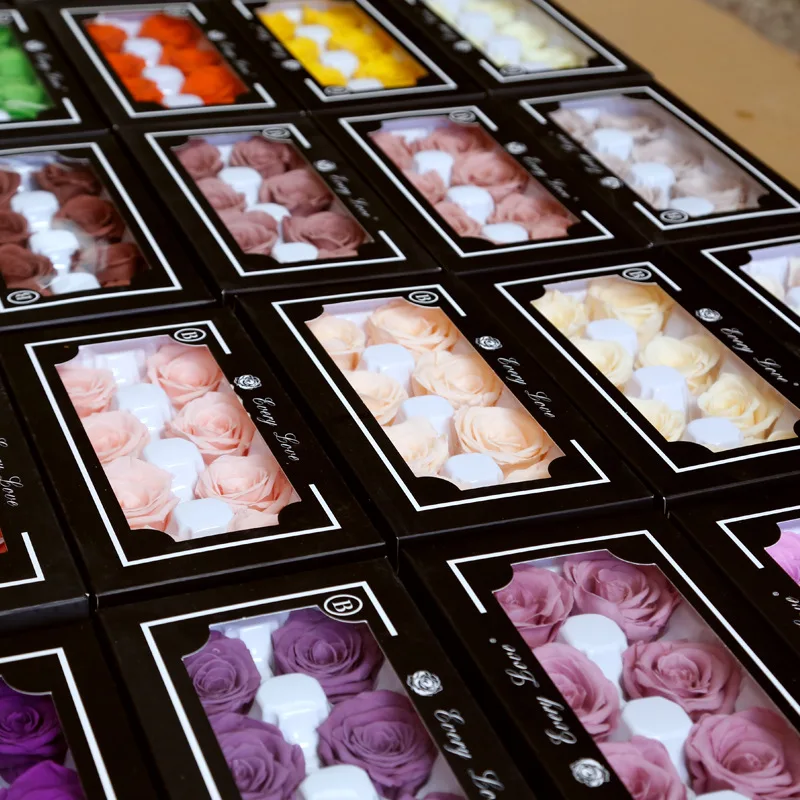 B Grade 3-4 cm eternal flower roses preserved fresh rose head the immortal flower, the little prince of acre