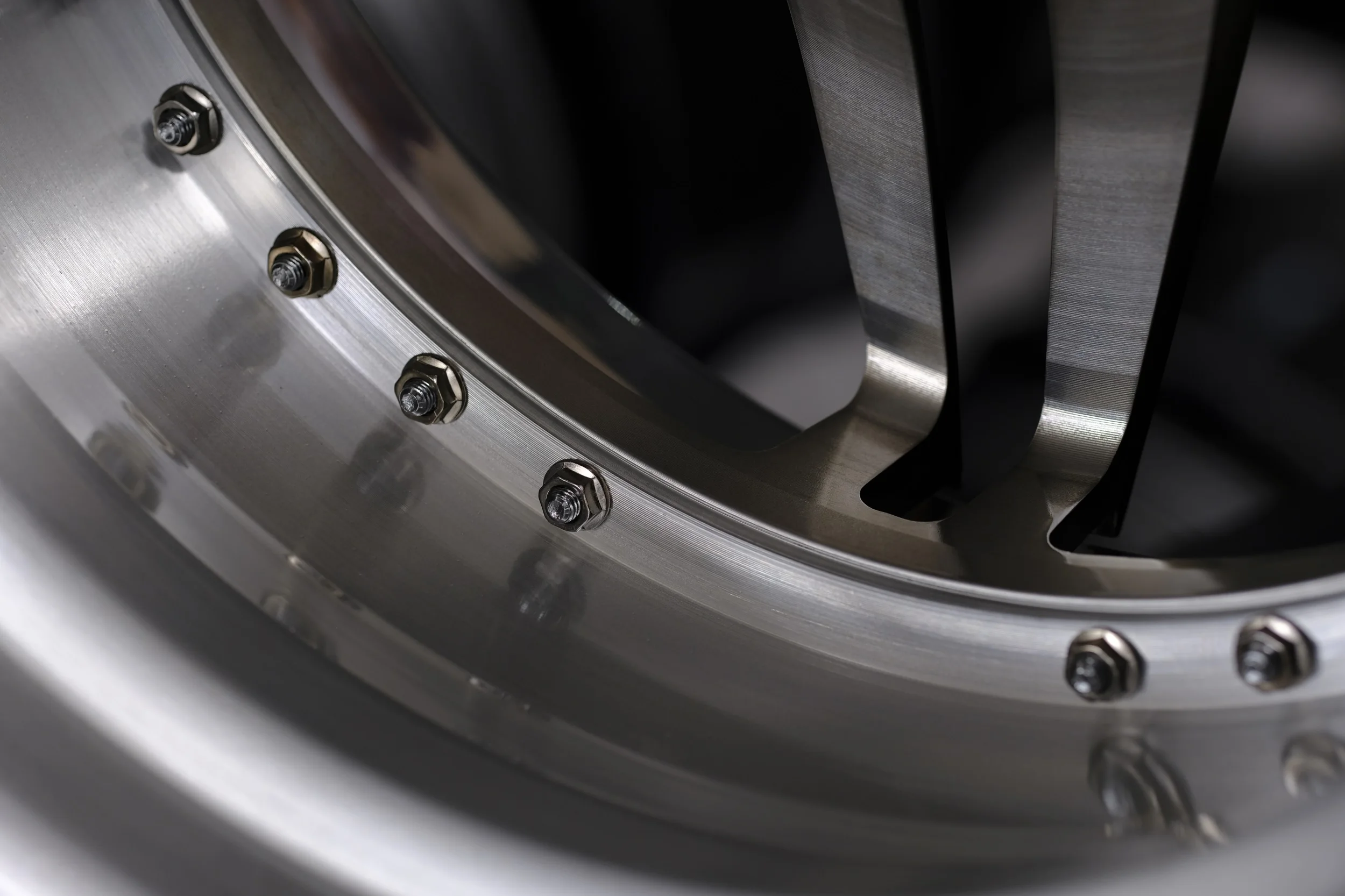 WRS740 Silver Multi Spoke Deep Concave Big Lip Forged Wheels T6061 Aluminium Car Rims for Aftermarket