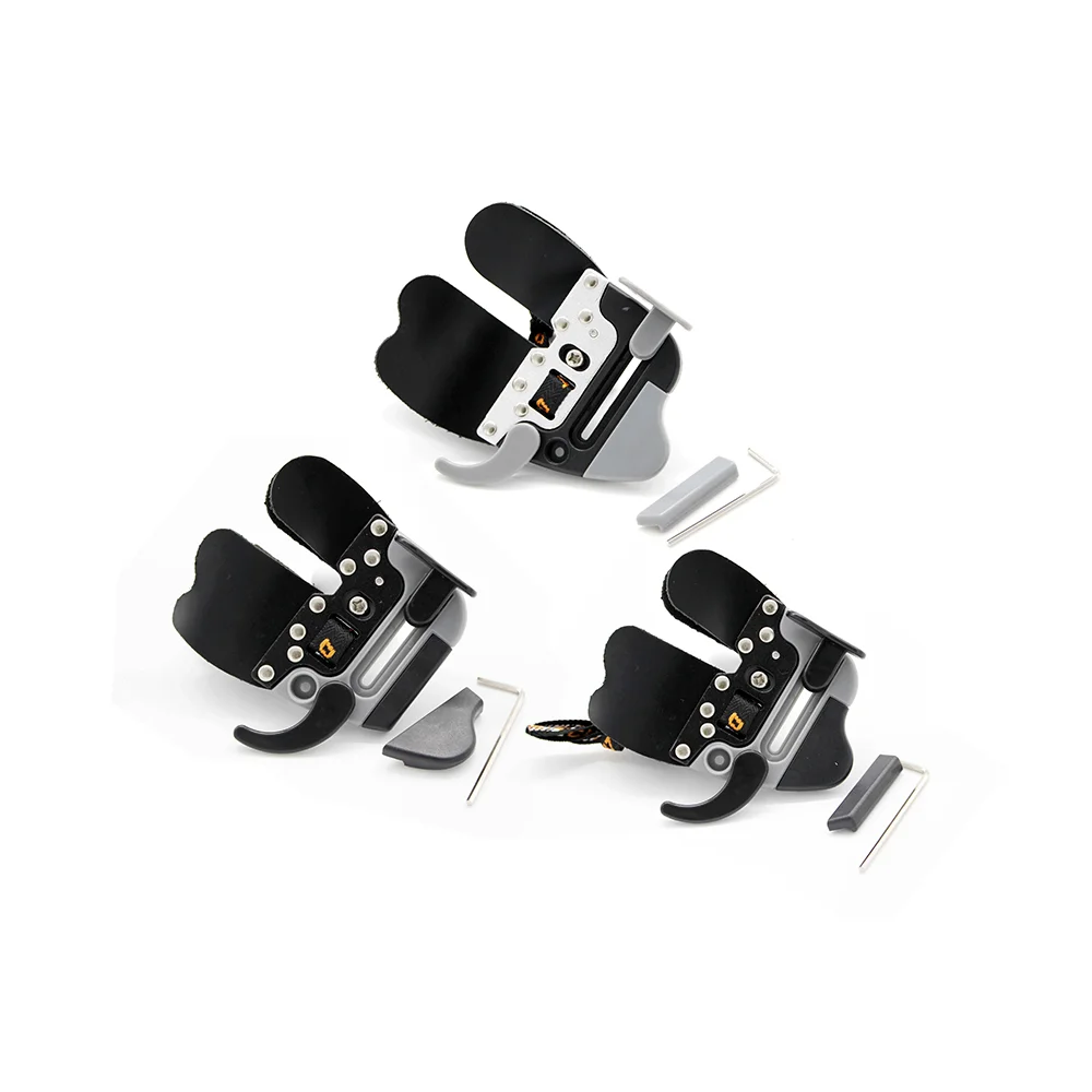 Quality Archery Finger Protector Cowhide Leather Decut MIXHAR Finger Tab for Recurve Bow Shooting