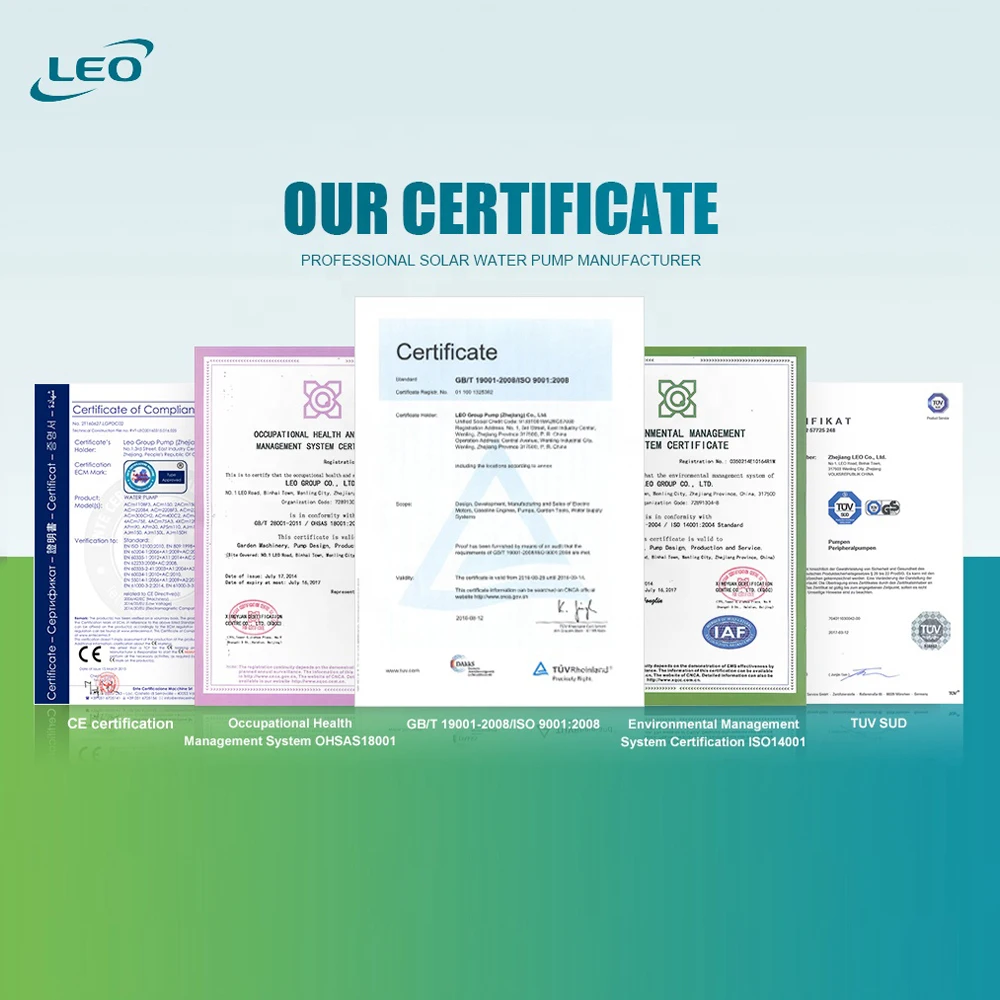 Submersible Solar Water Pump High Quality Pump Solar Panel Photovoltaic Pump