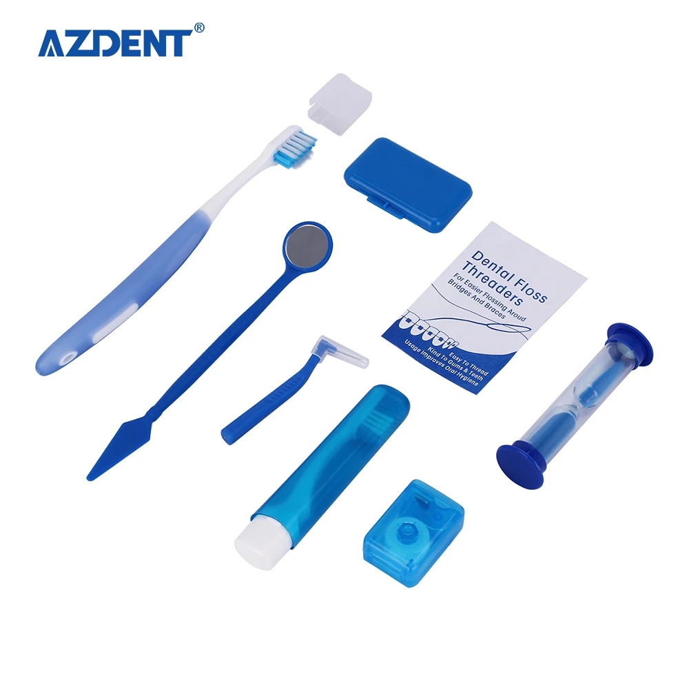 China AZDENT Orthodontic Oral Hygiene Kit Teeth Whitening Dental Oral Care Kit