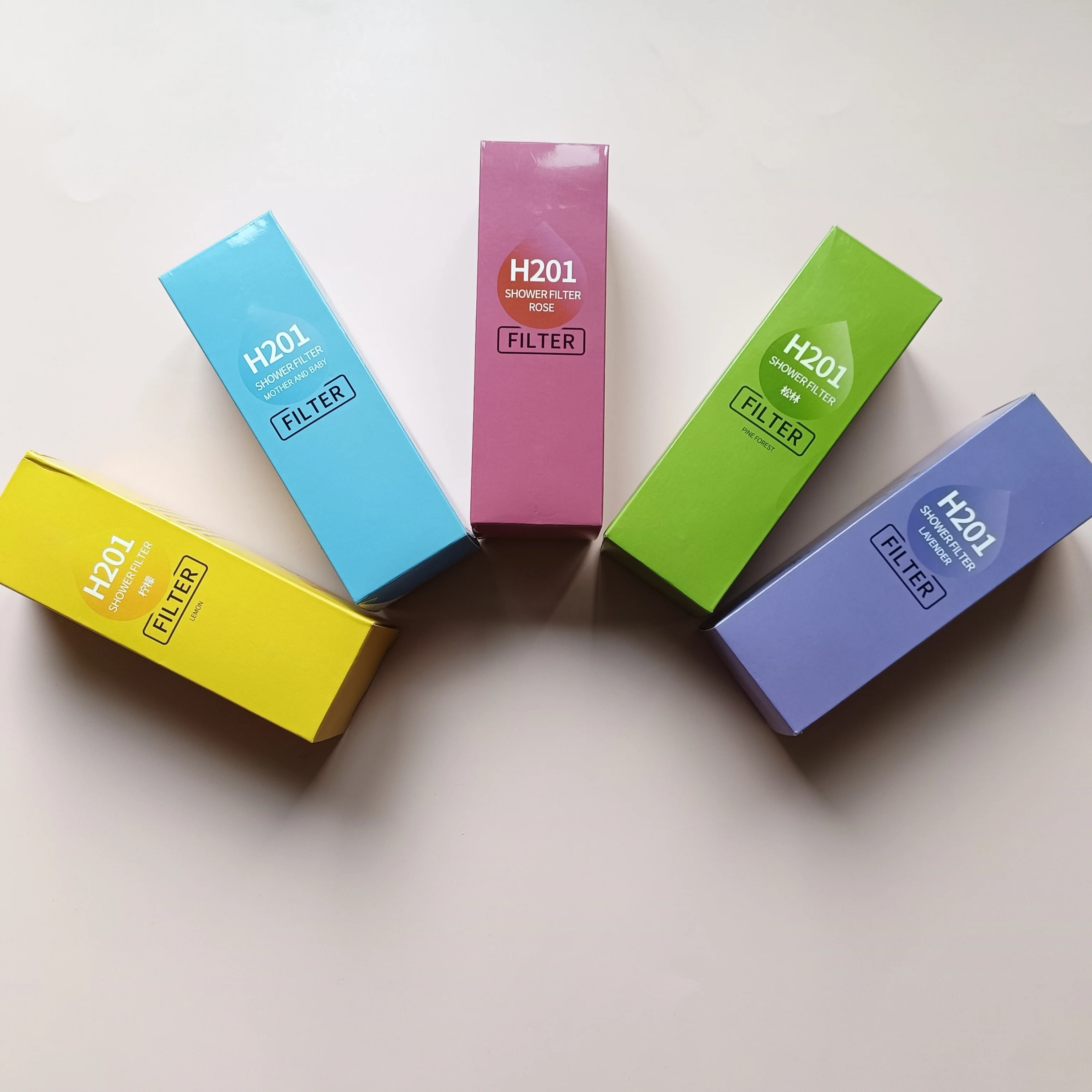 w 15 Scents Household Aroma Vitamin Shower Filter For Hard Water Bathroom