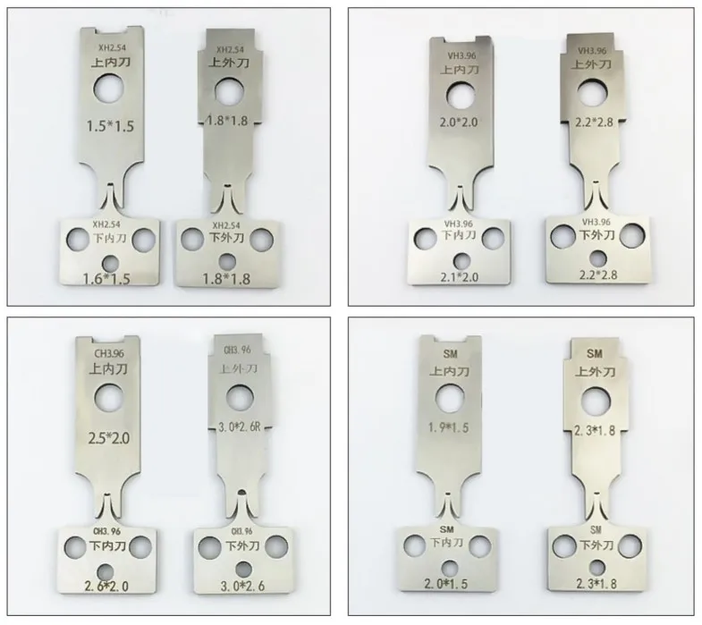 High quality crimping terminal OTP V blade crimp machine flat blades knives