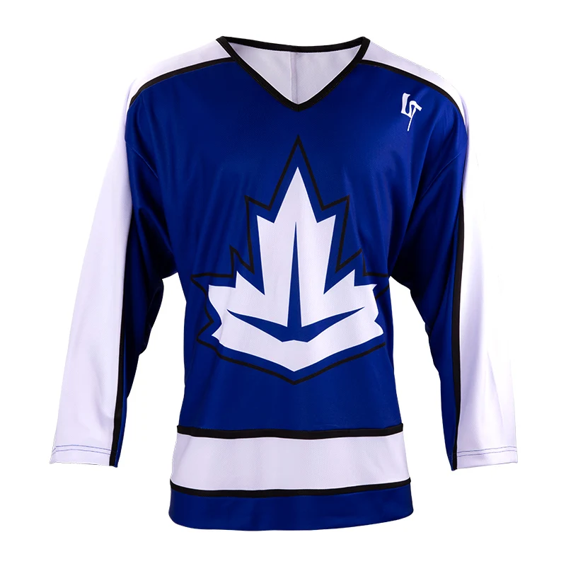 Custom Blank Practice Ice Hockey Wear Sublimated No Minimum Dry Fit Quick Dry Breathable Men Ice Hockey Jersey